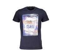 CAVALLI CLASS T-SHIRT MANICHE CORTE UOMO BLU