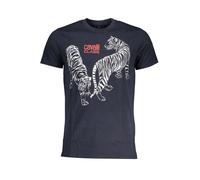 CAVALLI CLASS T-SHIRT MANICHE CORTE UOMO BLU
