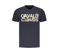 Cavalli Class - T-shirt in Cotone - - Tops - Uomo - Blu - M