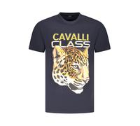 CAVALLI CLASS T-SHIRT MANICHE CORTE UOMO BLU