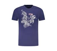 CAVALLI CLASS T-SHIRT MANICHE CORTE UOMO BLU TAGLIA = M