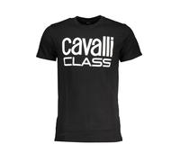 CAVALLI CLASS T-SHIRT MANICHE CORTE UOMO NERO