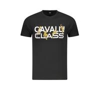 CAVALLI CLASS T-SHIRT MANICHE CORTE UOMO NERO