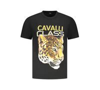 CAVALLI CLASS T-SHIRT MANICHE CORTE UOMO NERO TAGLIA = 2XL