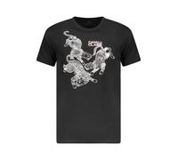 CAVALLI CLASS T-SHIRT MANICHE CORTE UOMO NERO TAGLIA = L