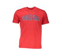 Cavalli Class T-Shirt Maniche Corte Uomo Rosso