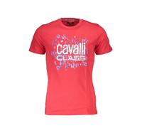 CAVALLI CLASS T-SHIRT MANICHE CORTE UOMO ROSSO
