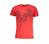 CAVALLI CLASS T-SHIRT MANICHE CORTE UOMO ROSSO