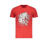 CAVALLI CLASS T-SHIRT MANICHE CORTE UOMO ROSSO