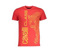 CAVALLI CLASS T-SHIRT MANICHE CORTE UOMO ROSSO
