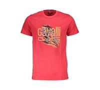 CAVALLI CLASS T-SHIRT MANICHE CORTE UOMO ROSSO TAGLIA = L