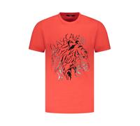 CAVALLI CLASS T-SHIRT MANICHE CORTE UOMO ROSSO TAGLIA = L