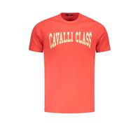 CAVALLI CLASS T-SHIRT MANICHE CORTE UOMO ROSSO TAGLIA = XL