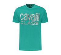 CAVALLI CLASS T-SHIRT MANICHE CORTE UOMO VERDE