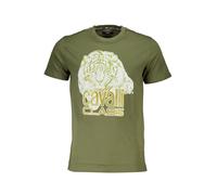 CAVALLI CLASS T-SHIRT MANICHE CORTE UOMO VERDE