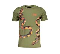 CAVALLI CLASS T-Shirt Maniche Corte Uomo Verde L