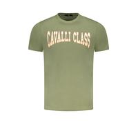 CAVALLI CLASS T-SHIRT MANICHE CORTE UOMO VERDE TAGLIA = 2XL