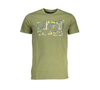 CAVALLI CLASS T-SHIRT MANICHE CORTE UOMO VERDE TAGLIA = L