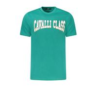 CAVALLI CLASS T-SHIRT MANICHE CORTE UOMO VERDE TAGLIA = M