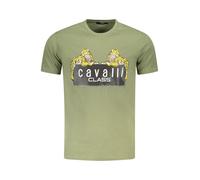 CAVALLI CLASS T-SHIRT MANICHE CORTE UOMO VERDE TAGLIA = XL