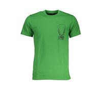 CAVALLI CLASS T-SHIRT MANICHE CORTE UOMO VERDE TAGLIA = XL