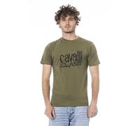 CAVALLI CLASS T-Shirt Maniche Corte Uomo Verde XL