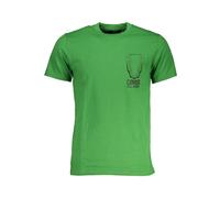 Cavalli Class - T-shirt Stampa Logo Manica Corta - -Tops -Uomo -Verde -2XL