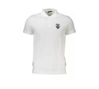 Cavalli Class, ,Tops ,Uomo ,Bianco ,M Polo bianca elegante ricamata