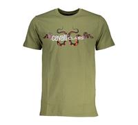 Cavalli Class, ,Tops ,Uomo ,Verde ,XL T-shirt uomo verde a maniche corte