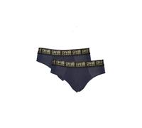 Cavalli Class, ,Underwear ,Uomo ,Blu ,XL Stretch Cotton Bi-Pack Briefs