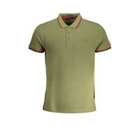 Cavalli Class Verde Cotton Men Polo Shirt - L
