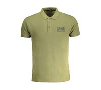 Cavalli Class Verde Cotton Men Polo Shirt - XL