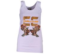 Cavalli Class Viola Cotton Women Tank Top - M