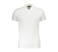 Cavalli Class White Cotton Men Polo Shirt - XXL