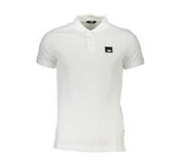 Cavalli Class White Cotton Men Polo Shirt - XXL