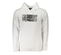 Cavalli Class White Cotton Men Sweater - 3XL