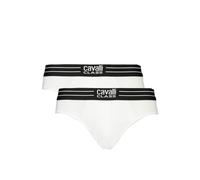 Cavalli Class White Cotton Men's Briefs - XXL