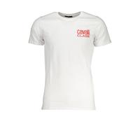 Cavalli Class White Cotton Men's T-Shirt - XXL