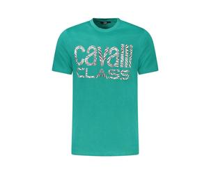 Cavalli Class - Zebra Print Tee per Uomo - - Tops - Uomo - Verde - M