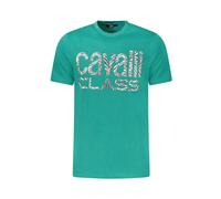 Cavalli Class - Zebra Print Tee per Uomo - -Tops -Uomo -Verde -XL
