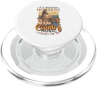 Cavalli e musica country divertente chitarra equestre western PopSockets PopGrip per MagSafe