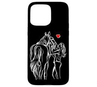 Cavalli Equitazione Cavallo Donne Ragazza Custodia per iPhone 15 Pro Max