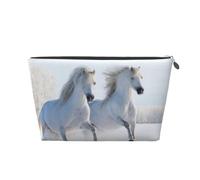 Cavalli maculati rari al galoppo, Borsa da toilette Borsa per trucco Borsa per cosmetici Borsa da toilette da viaggio portatile