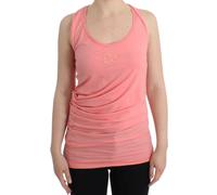 Cavalli Pink cotton tank top - IT44|L