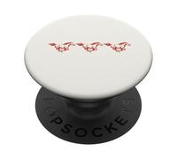 Cavalli rossi al galoppo che corre anno del cavallo PopSockets PopGrip Adesivo