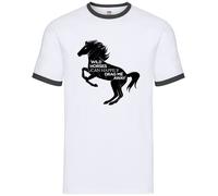 Cavalli Selvaggi Mi Portano Via - Ringer Uomo - Corse Di Cavalli Animali