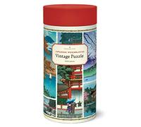 Cavallini 1000 Piece Puzzle, Japanese Woodblocks (PZL/JW)