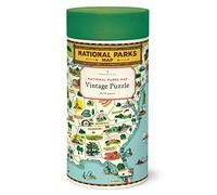 Cavallini 1000 Piece Puzzle, National Parks Map (PLZ/NPMAP)