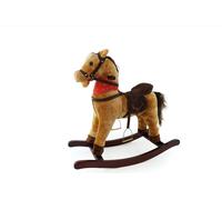 Cavallino a dondolo in peluche con suoni e foulard
