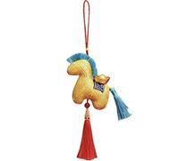 Cavallino Di Peluche - Adorabile e Morbido, da Collezione e Ricordo,Ornamento A Forma Di Cavallo Di Peluche Per L'Anno Lunare | Per Studenti Bambini Ragazza Ideale per Zaino e Borsa a Spalla Durante V